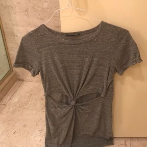 Honey punch grey t shirt dress